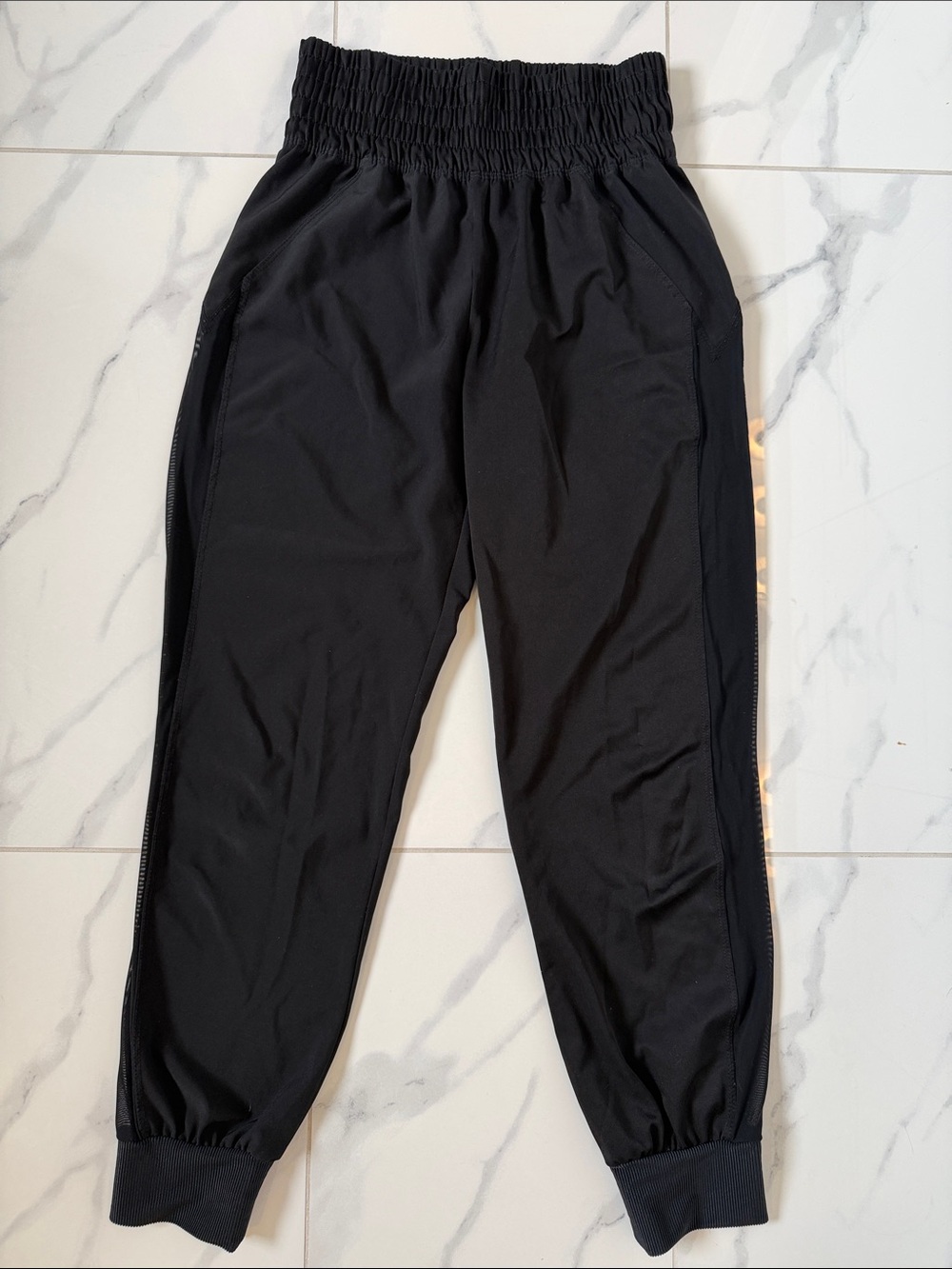 FIVE Dancewear Hannah Black High Waist Track Jogger Pants Women’s Size M
